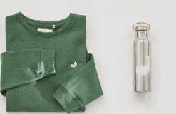 Thermoflasche Kontrast Wal